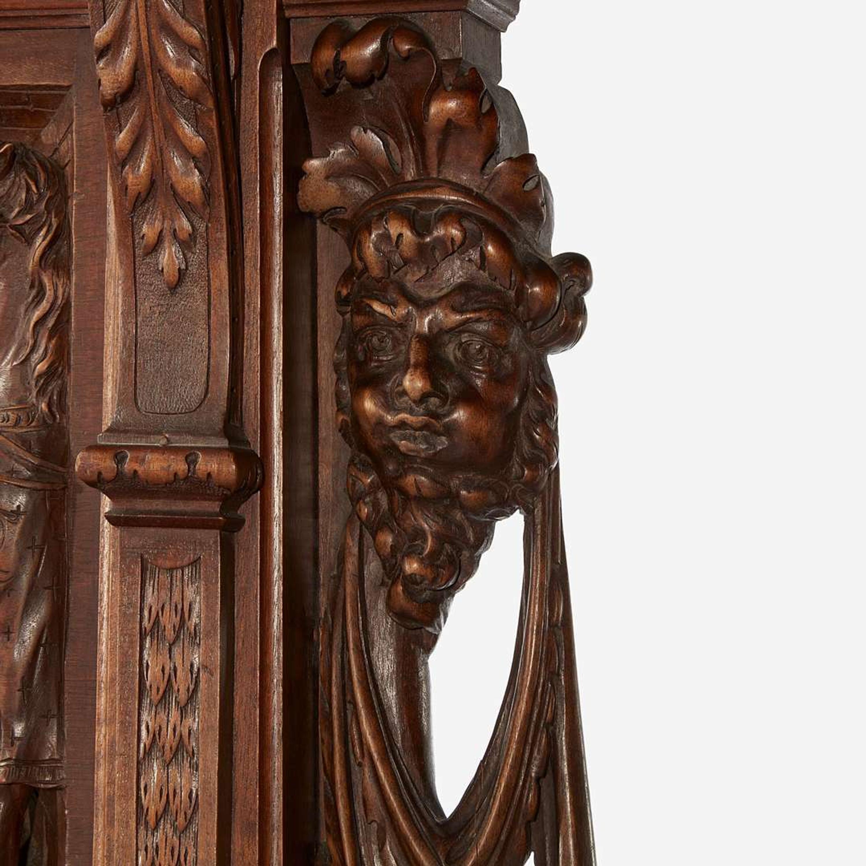 An Impressive German Tapestry Upholstered Carved Settee Late 19th century