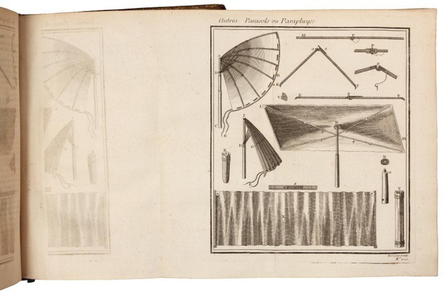 GALLON, Jean-Gaffin (1706-1775, editor). Machines et inventions approuvées par l'Académie royale des sciences depuis son établissement jusqu'à present; avec leur description. Paris: Gabriel Martin, Jean-Baptiste Coignard, Hippolyte-Louis Guerin [vol. VI: Antoine Boudet], 1735.