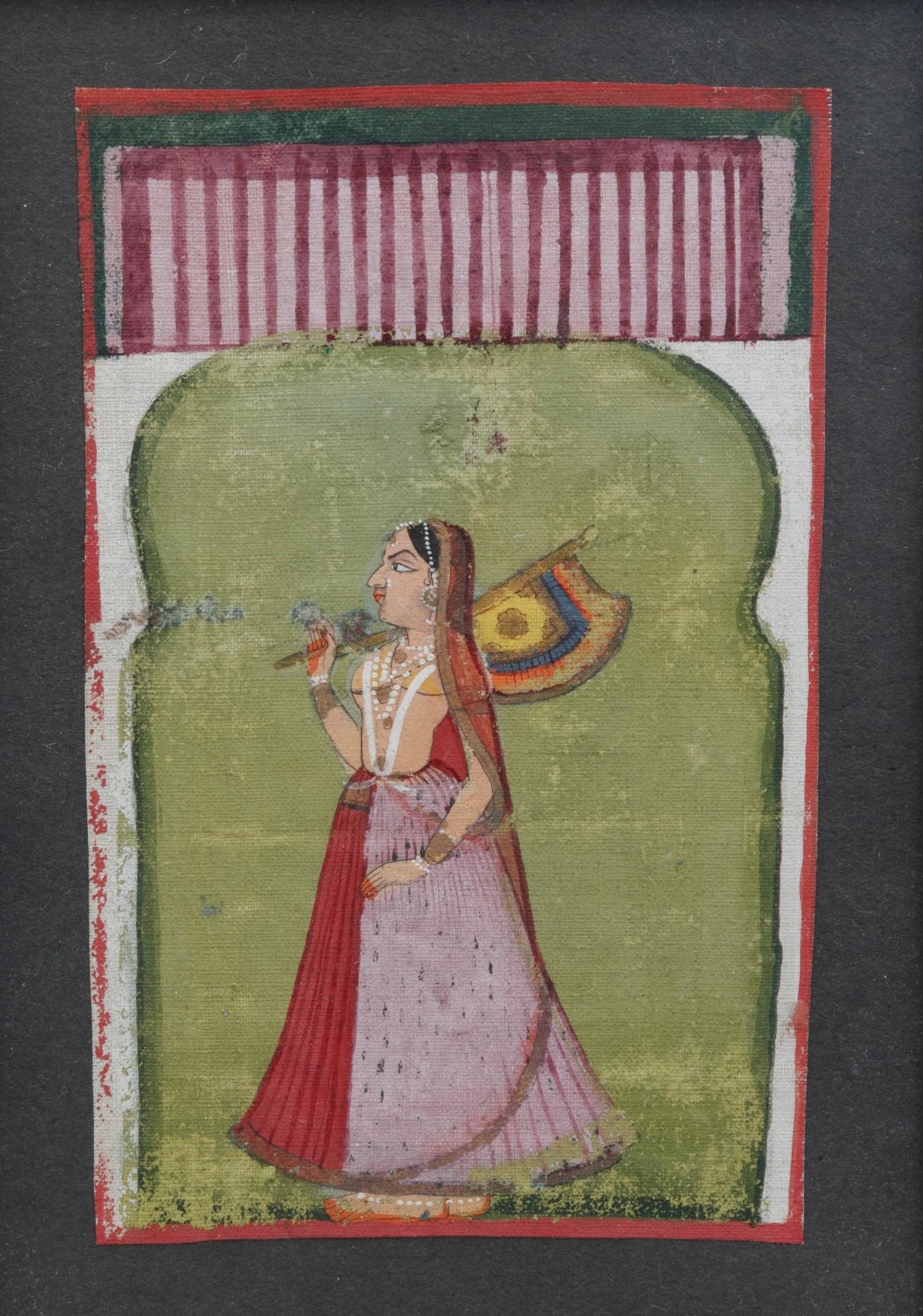 Three Mughal Miniature Paintings