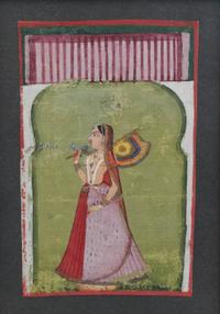 Three Mughal Miniature Paintings