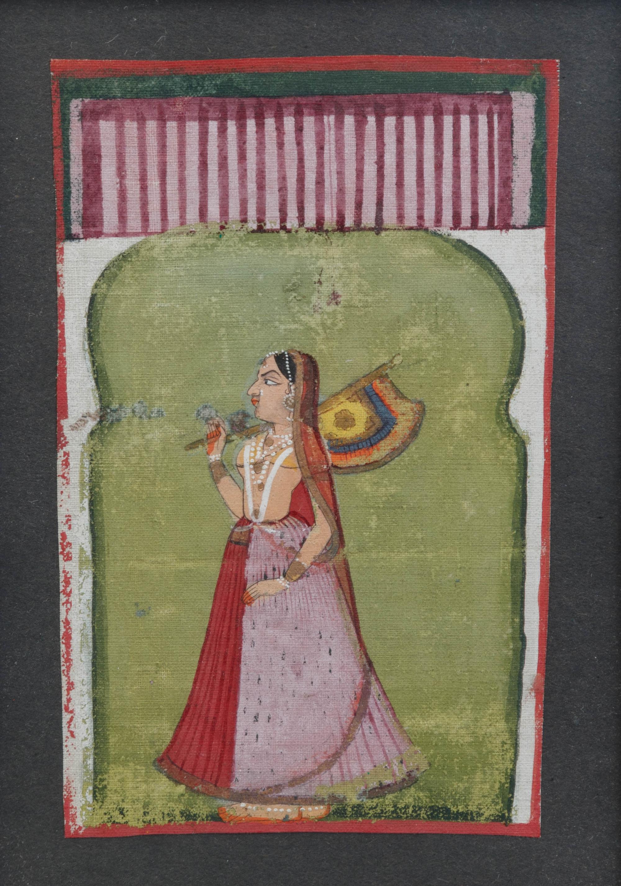 Three Mughal Miniature Paintings