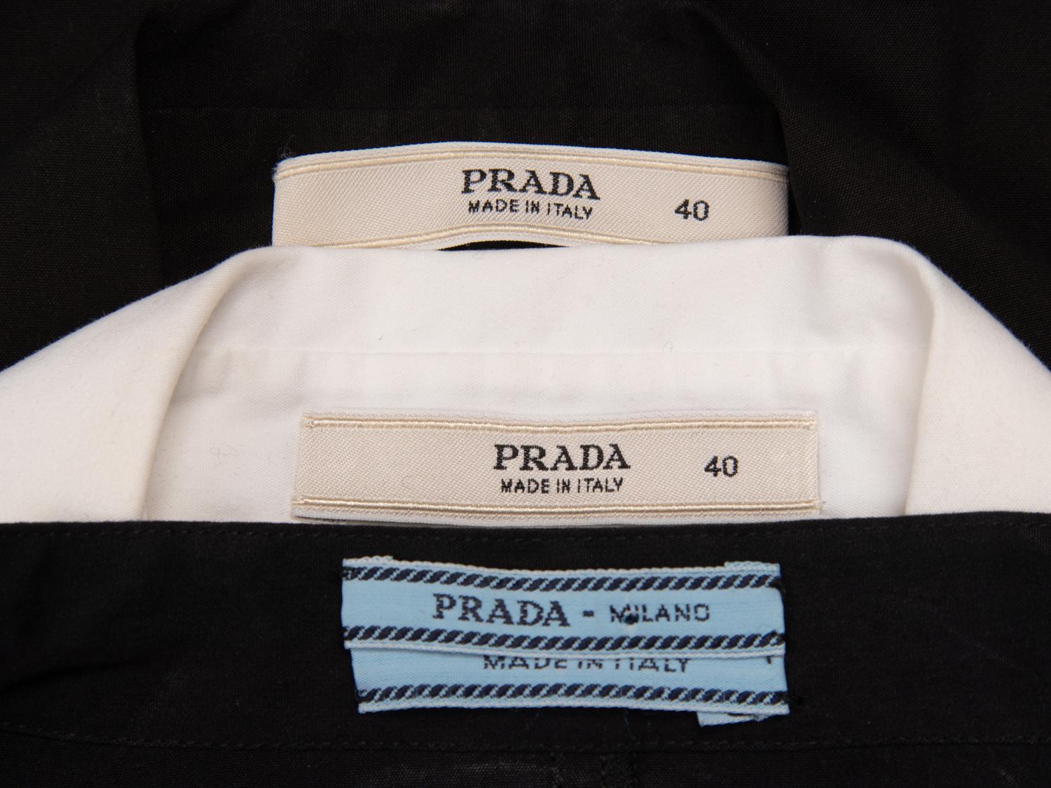 Prada, Three Poplin Blouses