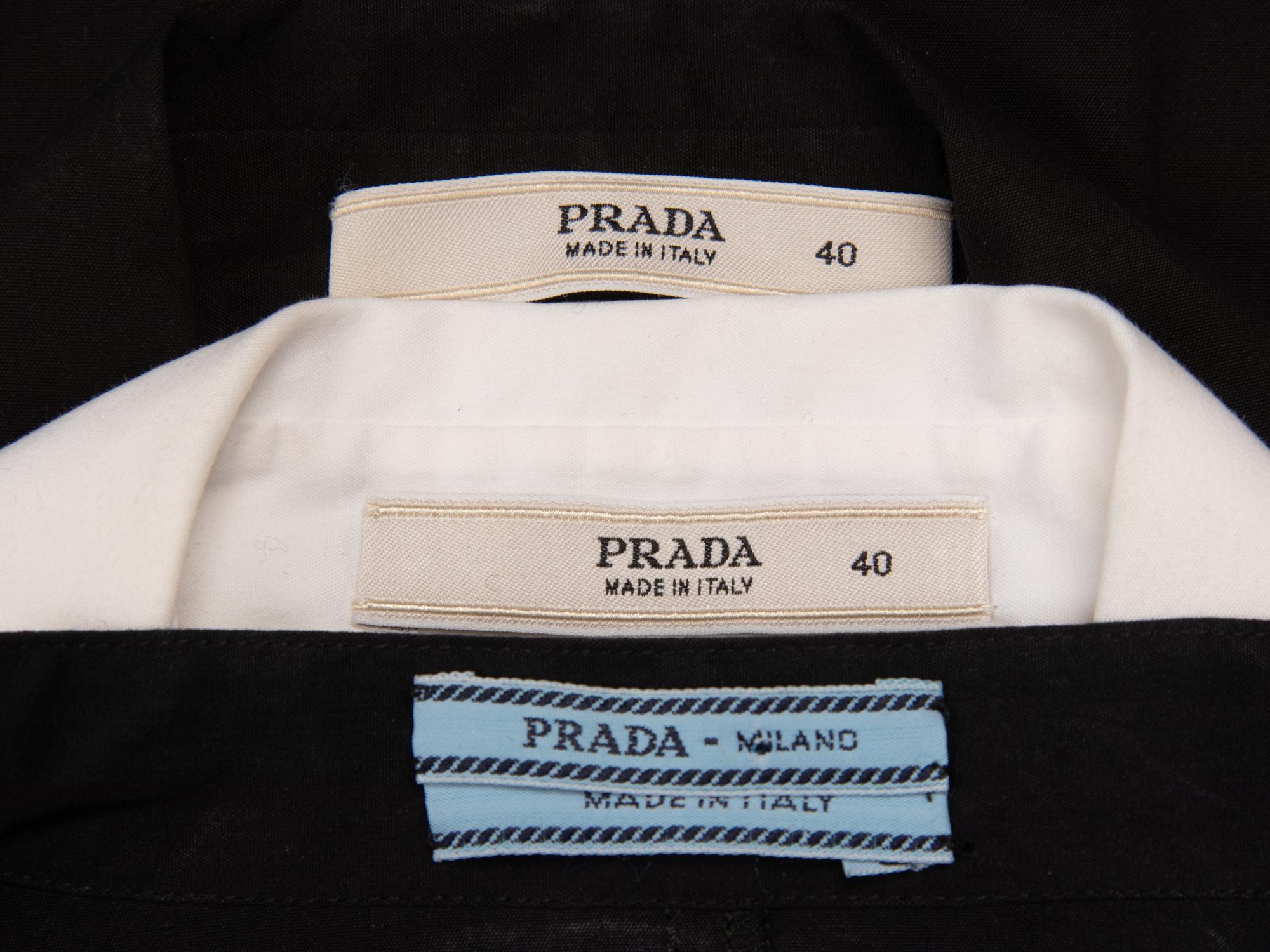 Prada, Three Poplin Blouses