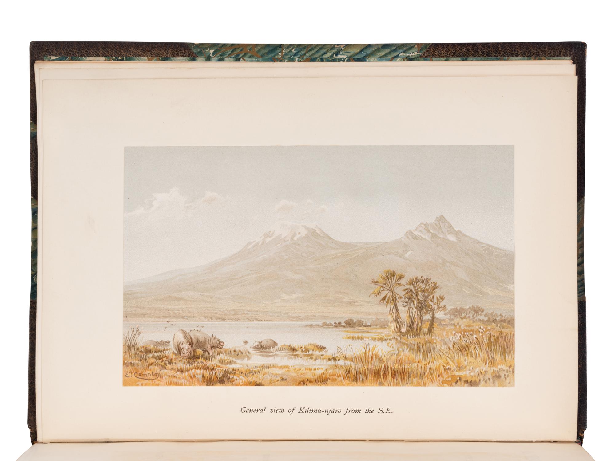 [TRAVEL & EXPLORATION]. MEYER, Hans Horst (1853-1939). Across East African glaciers . An Account of the First Ascent of Kilimanjaro . E.H.S. Calder, translator. London and Liverpool: George Philip & Son, 1891.
