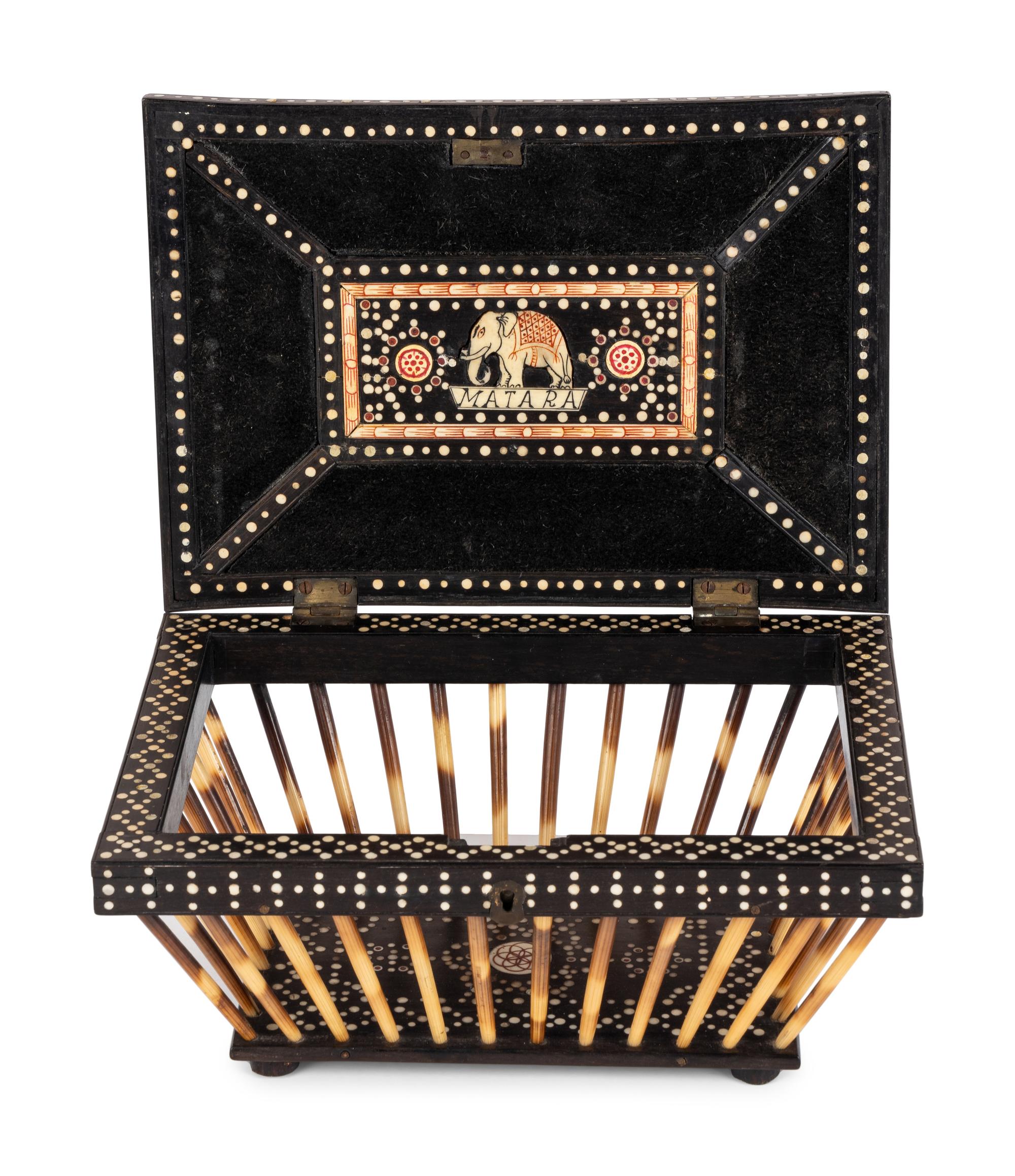 An Anglo-Indian Quill Box