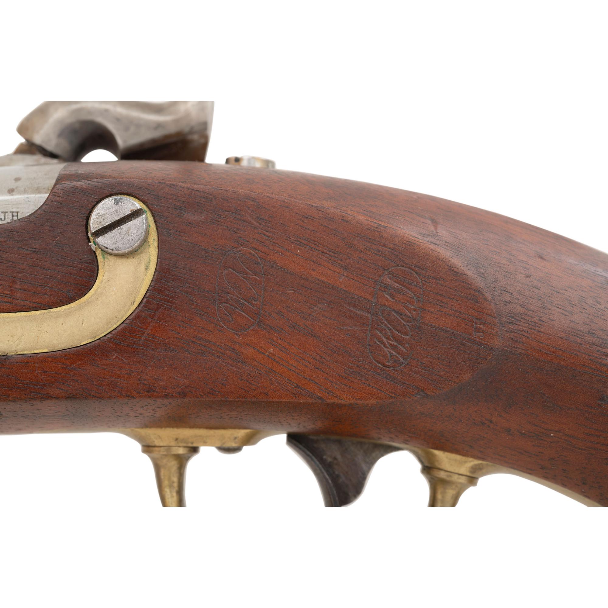 State of Massachusetts Marked US Model 1842 Pistol by Aston