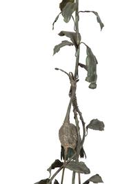 A Pair of Whimsical Painted Metal Floor Lamps