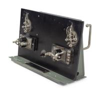 A Western Union Twin Telegraph Monitor Panel