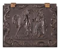 [EARLY PHOTOGRAPHY]. 11 quarter plate daguerreotypes of family pairs and groups.