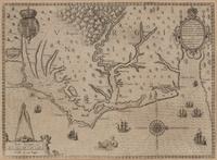 [MAP]. BRY, Theodor de (1528-1598) and John WHITE (1540-1593). Americae pars, nunc Virginia dicta primum ab Anglis . Frankfurt, 1590.