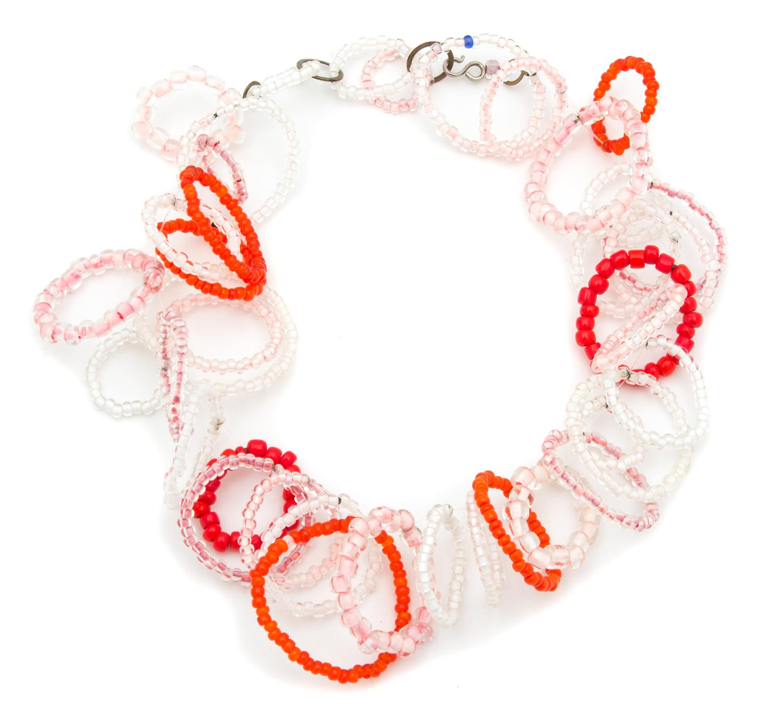 A Langani Multi Hoop Necklace, 17" x 2".