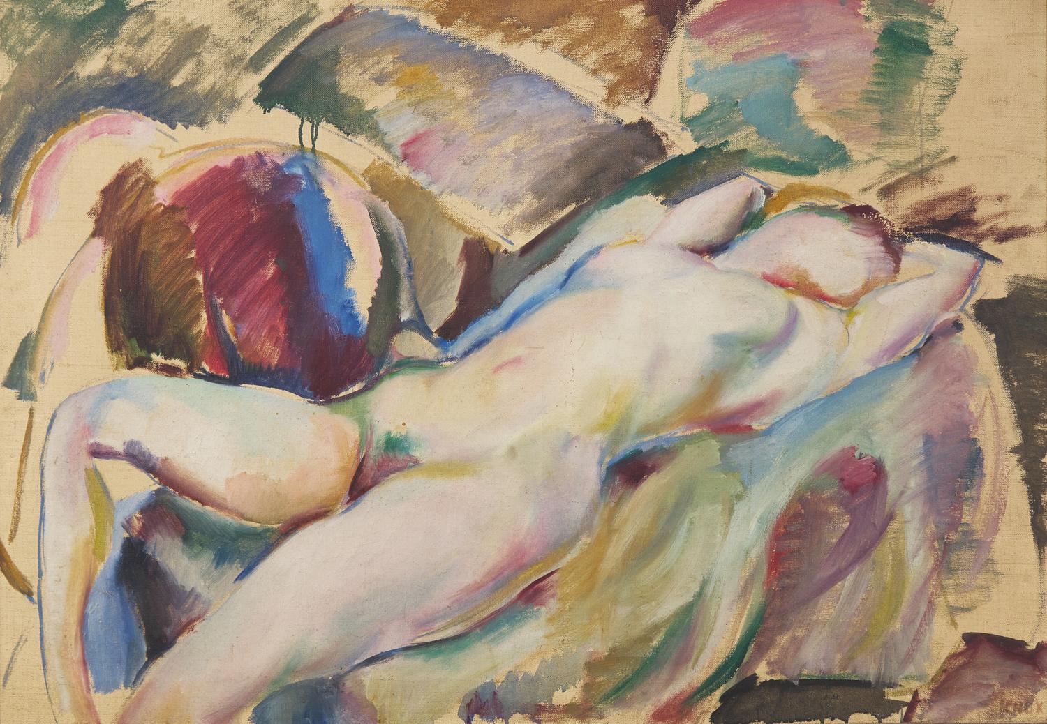 Lounging Nude
