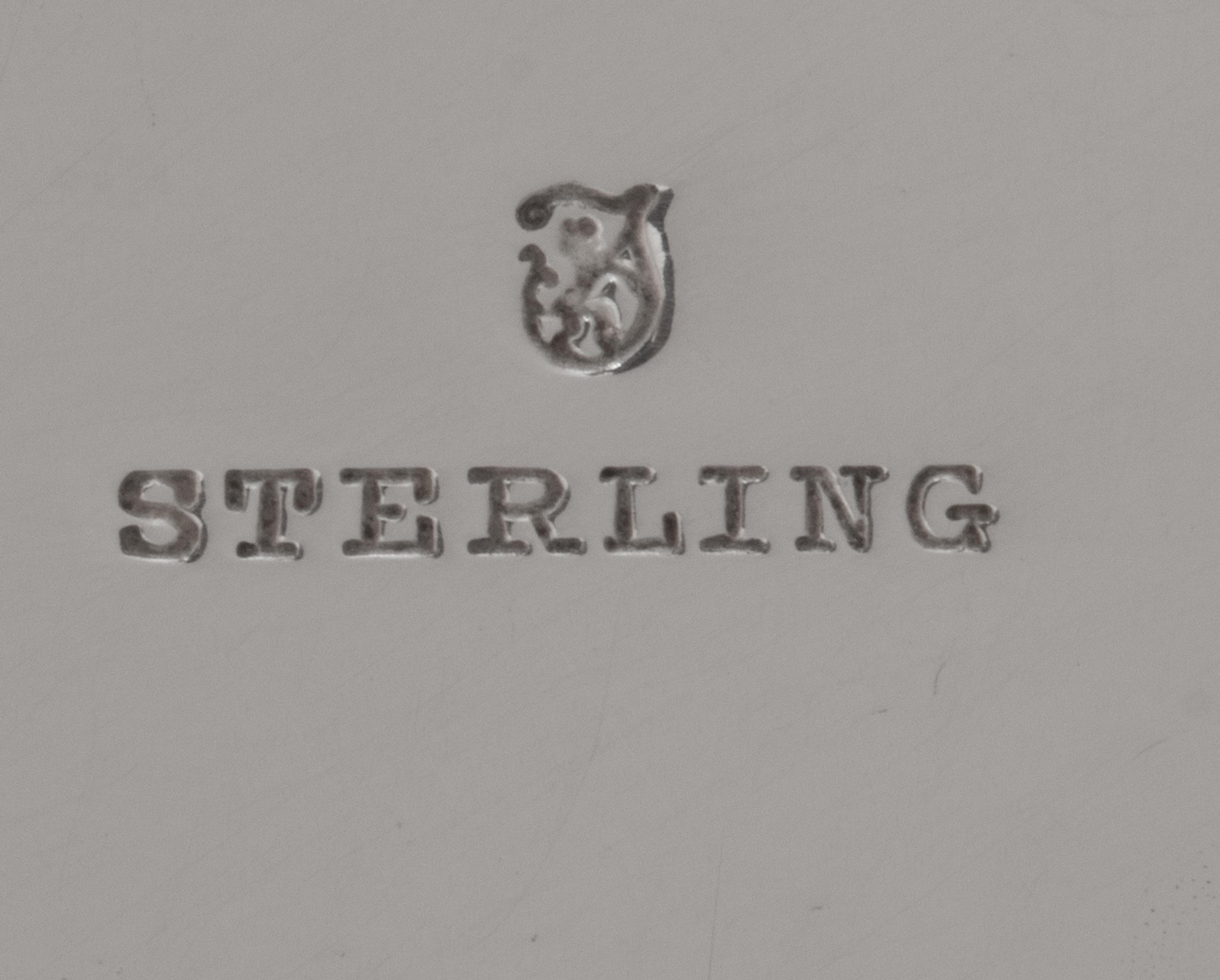 A Pair of American Silver Serving Bowls