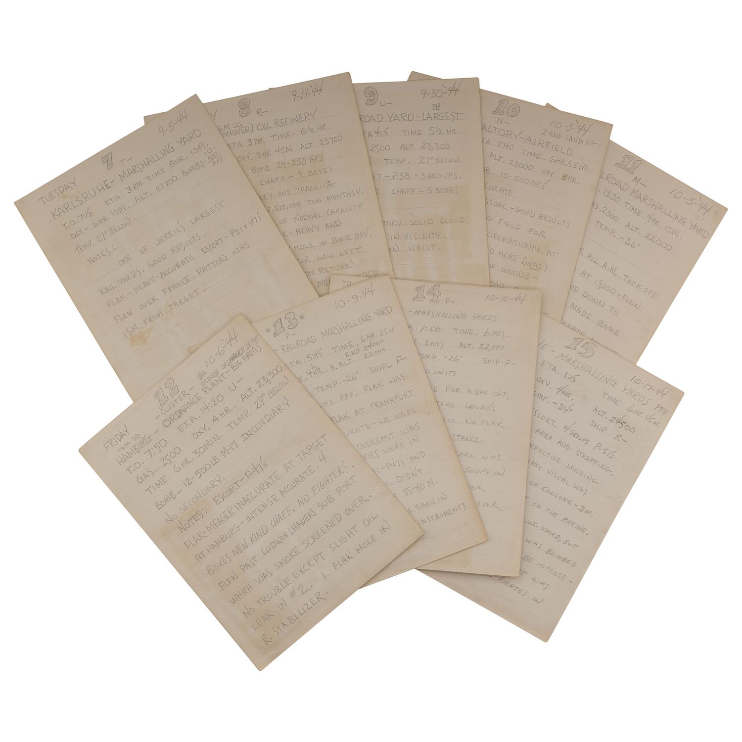 World War II Service Archive of Staff Sergeant Arthur H. St. Peter, Artist and Dorsal Gunner Aboard B-24 Aircraft