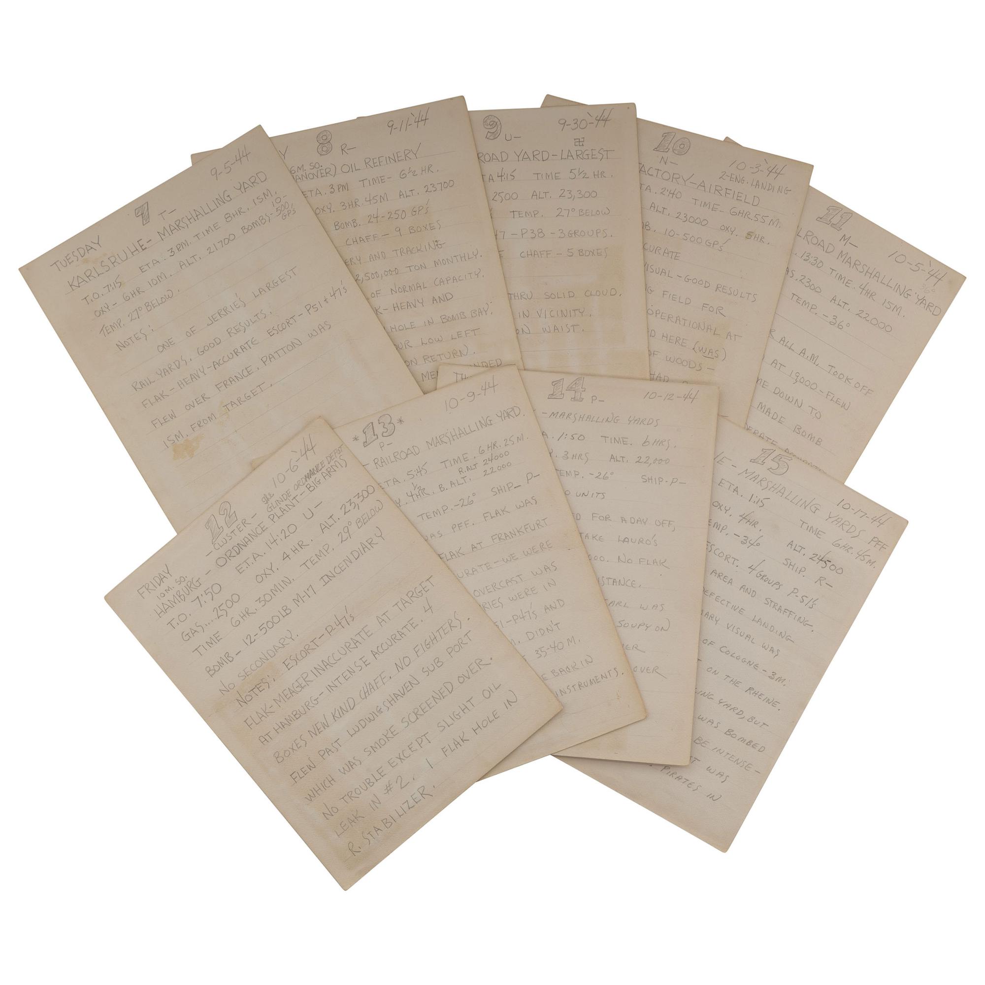 World War II Service Archive of Staff Sergeant Arthur H. St. Peter, Artist and Dorsal Gunner Aboard B-24 Aircraft