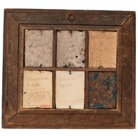 [EARLY PHOTOGRAPHY - PORTRAITURE]. A Daguerreian wall frame containing 6 quarter plate tintypes, with additional frames and mats, including: