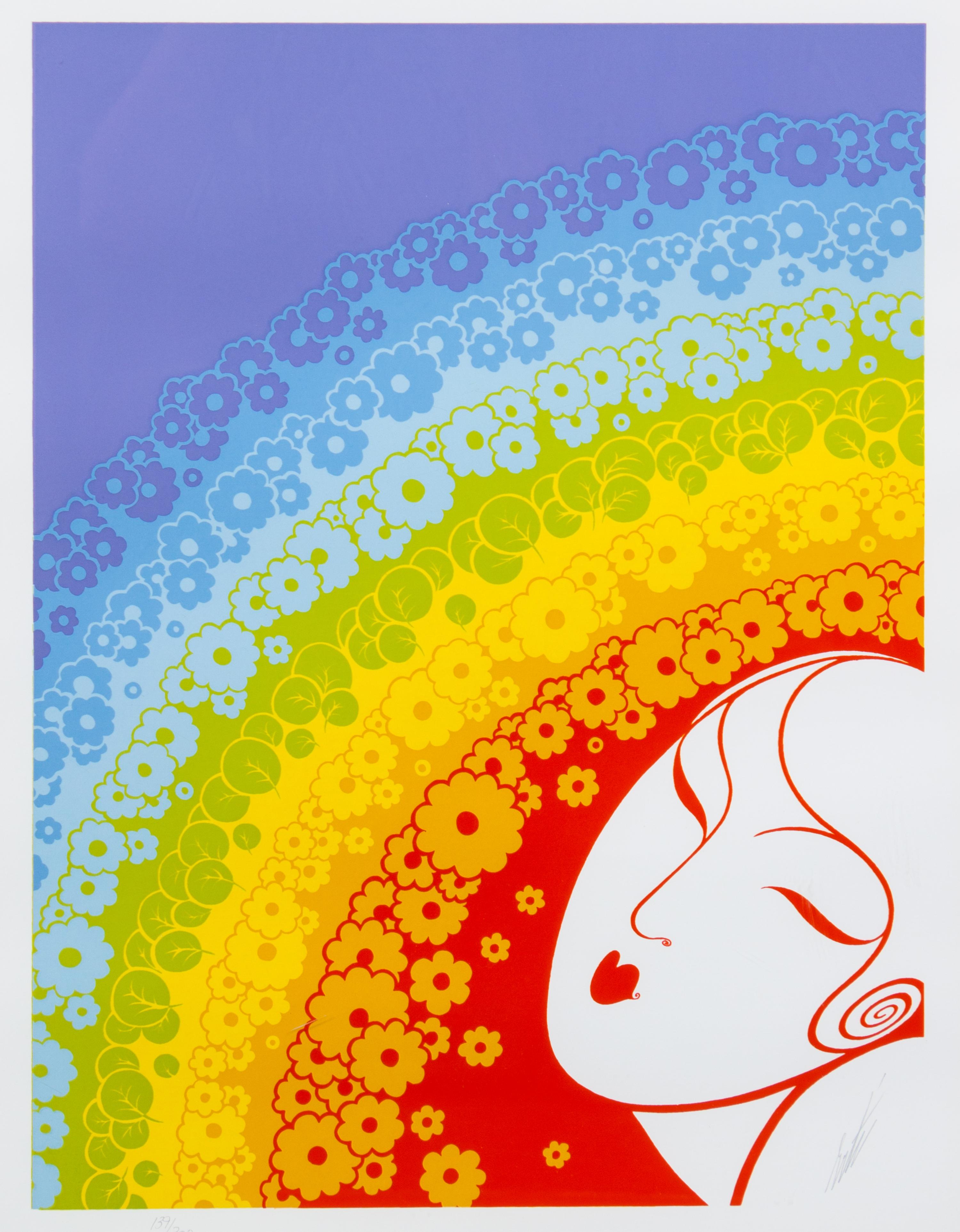 Erte, (French, 1892-1990), Rainbow in Blossom, 1977