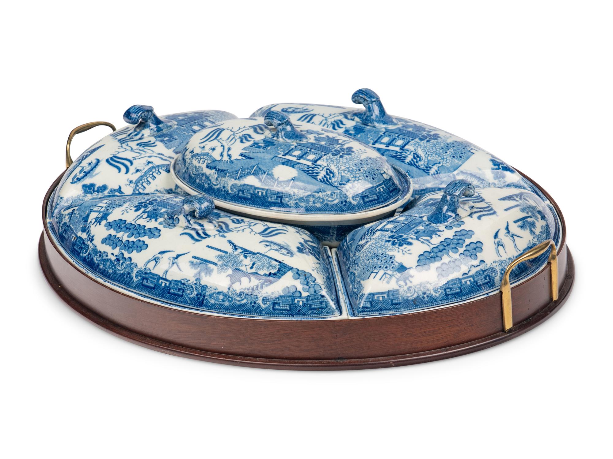 An English Transferware Supper Set