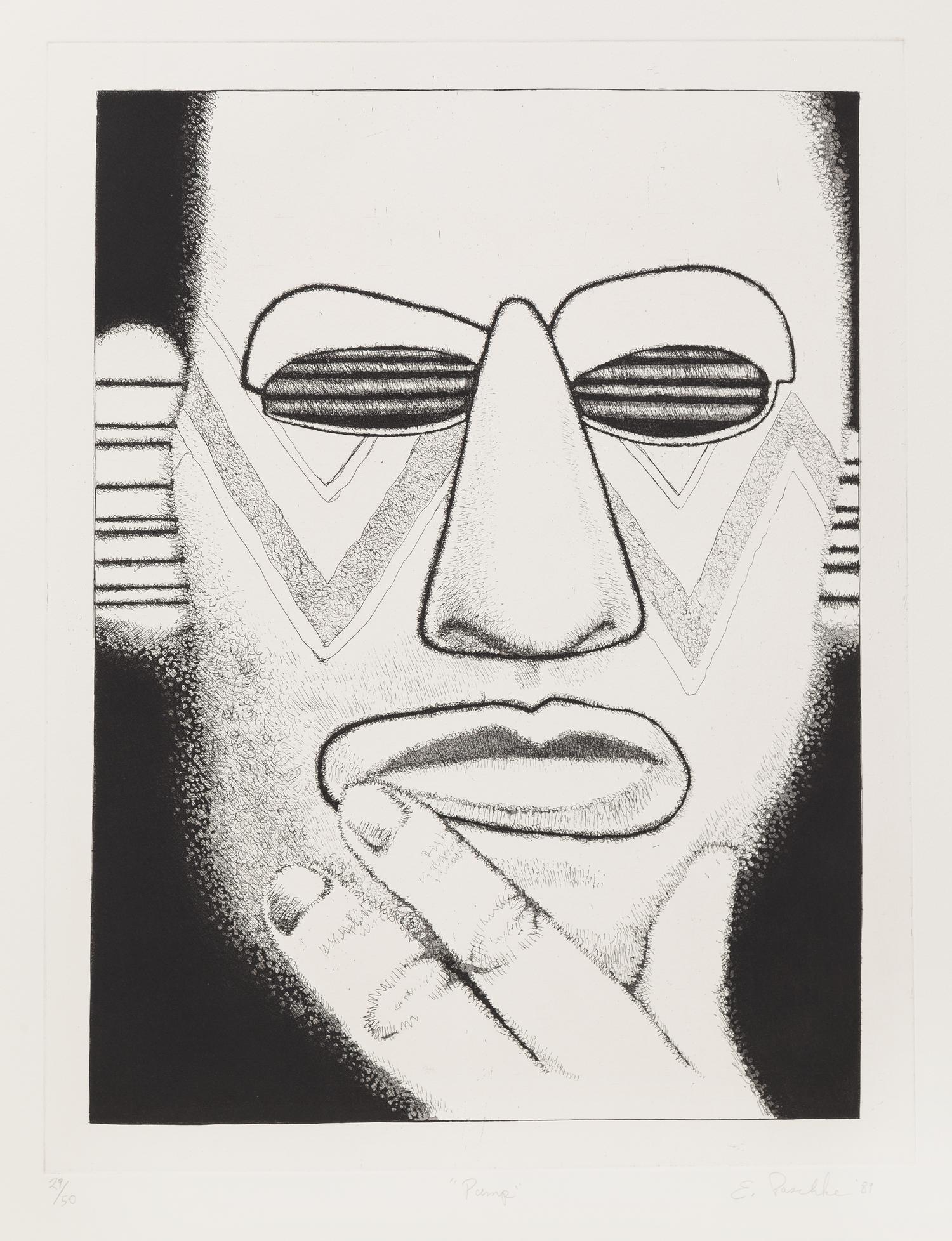 Ed Paschke, (American, 1939-2004), Pump, 1989