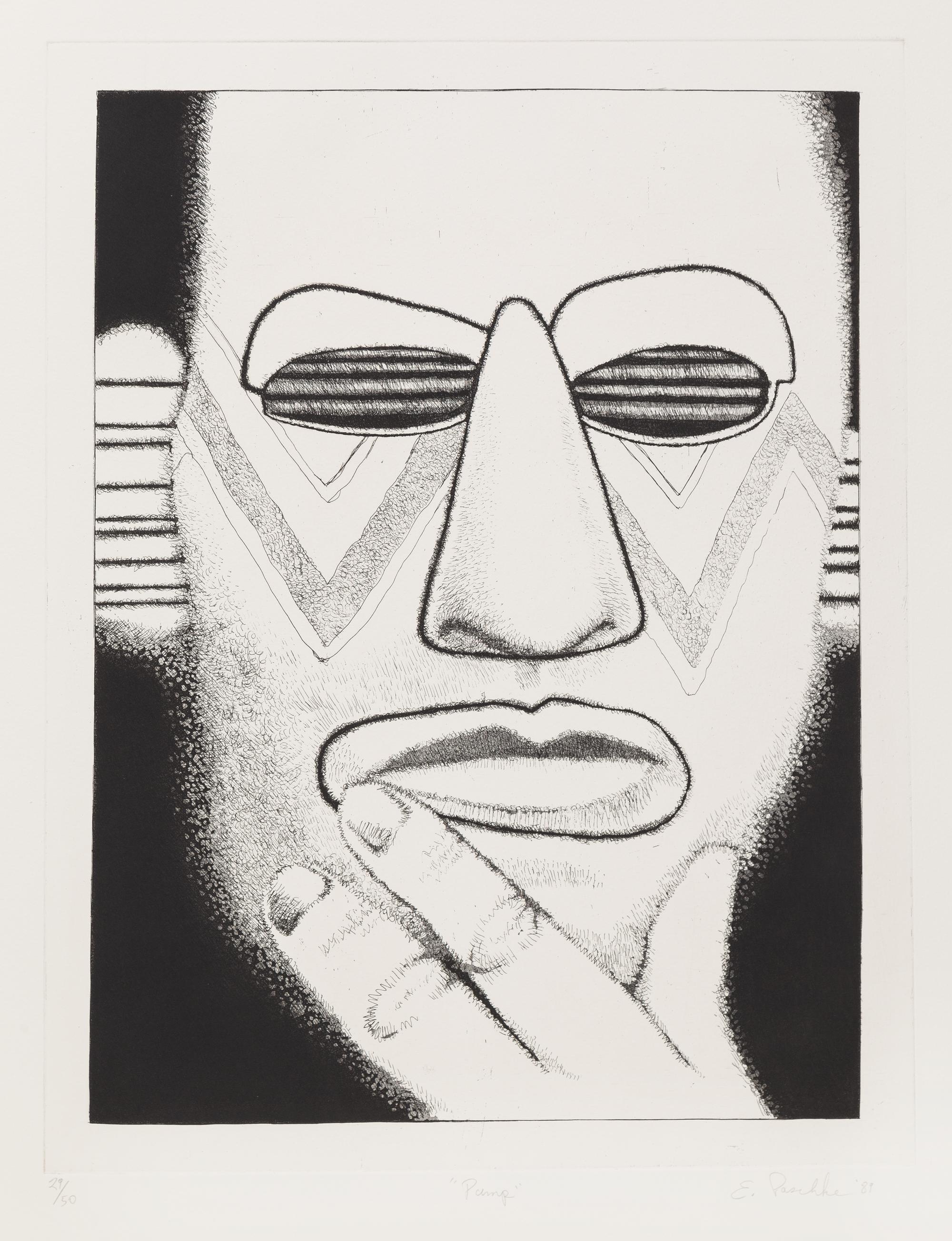 Ed Paschke, (American, 1939-2004), Pump, 1989