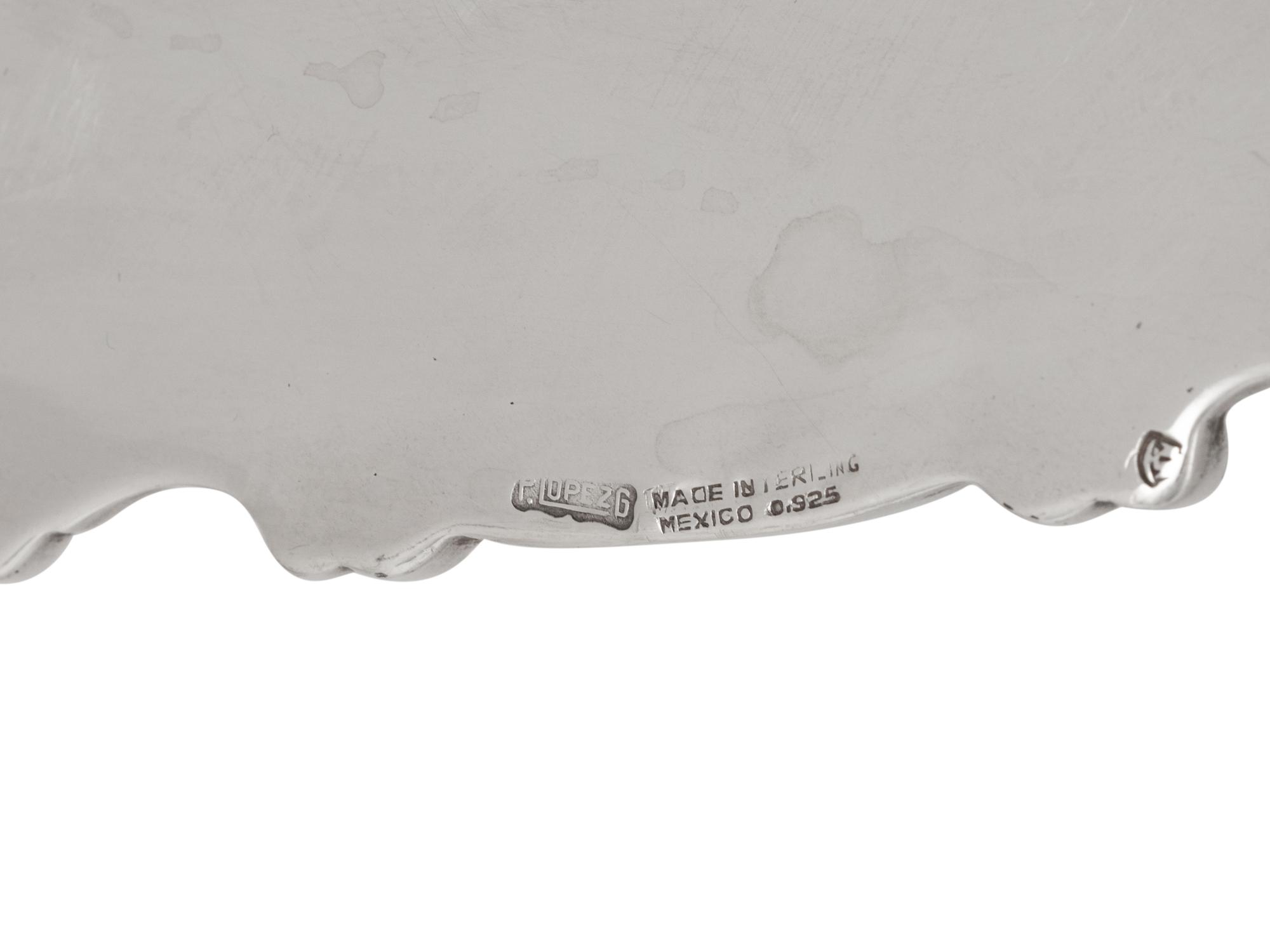 A Mexican Silver Well-and-Tree Platter