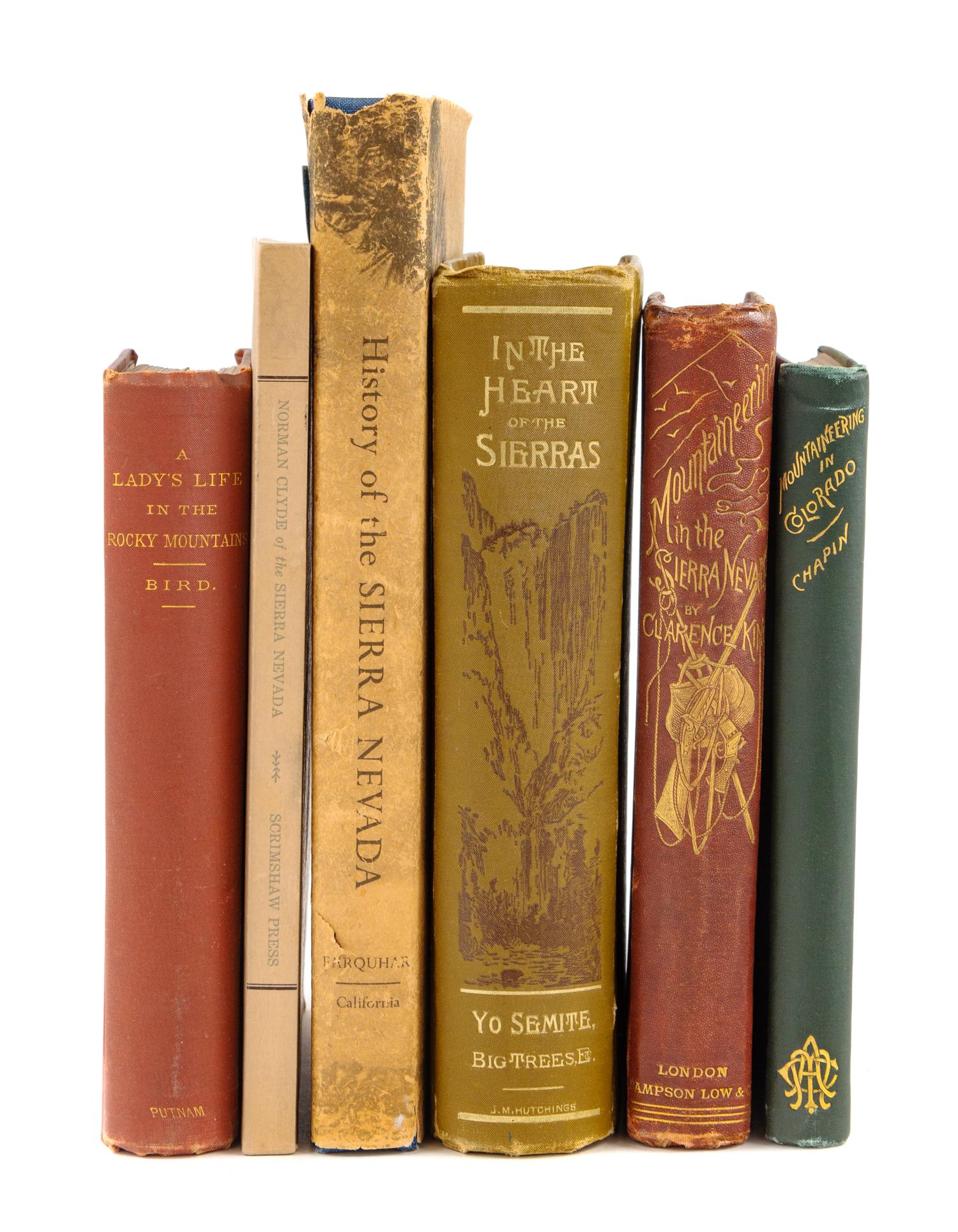 [SIERRA NEVADA]. A group of 6 works, comprising: