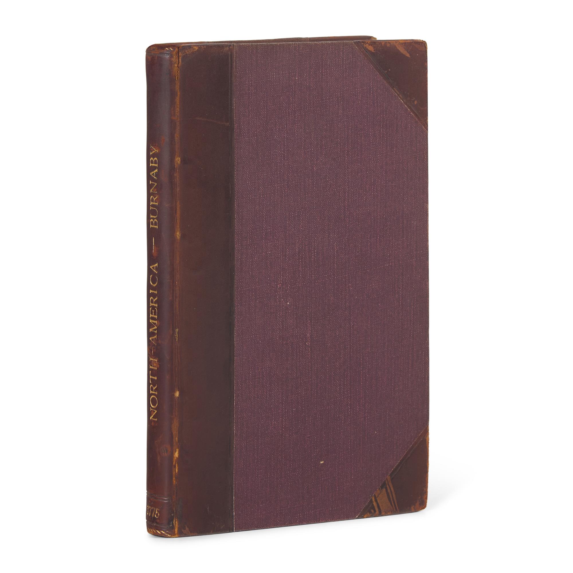 [Travel & Exploration] Burnaby, Rev. Andrew. Travels Through the Middle Settlements in North-America. In the Years 1759 and 1760. With Observations Upon the State of the Colonies