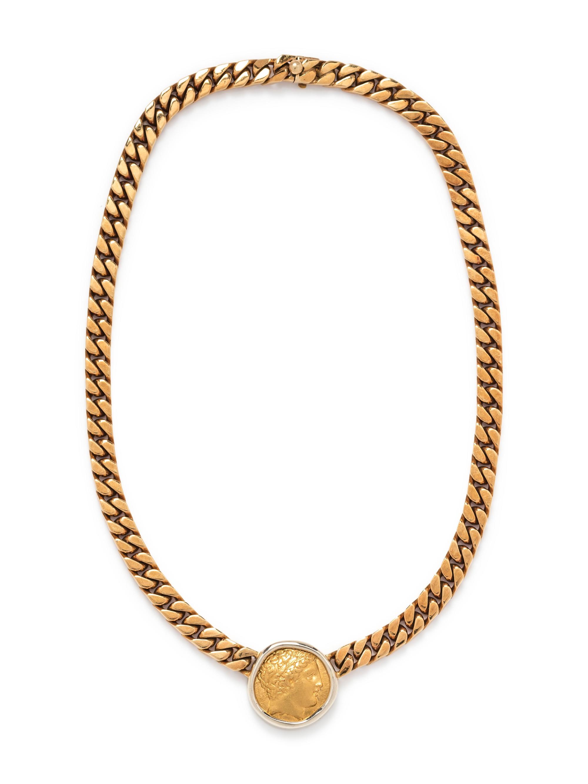Bvlgari, Gold Coin Necklace