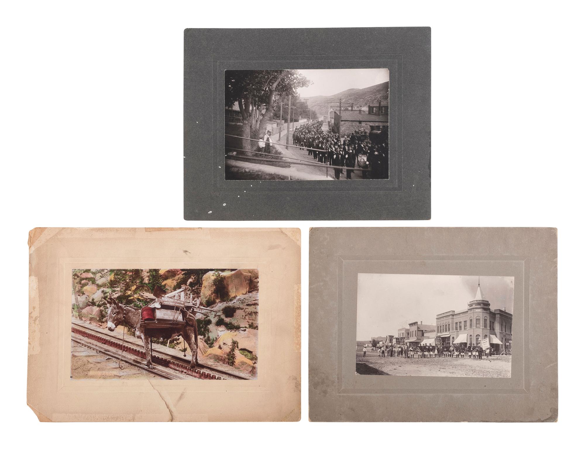 [WESTERN AMERICANA]. A large group of mining and other western scenes, including:
