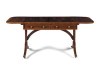 A Regency Rosewood and Mahogany Sofa Table