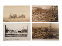 [EPHEMERA]. Over 170 RPPCs & photographs of the Midwest and Eastern United States.