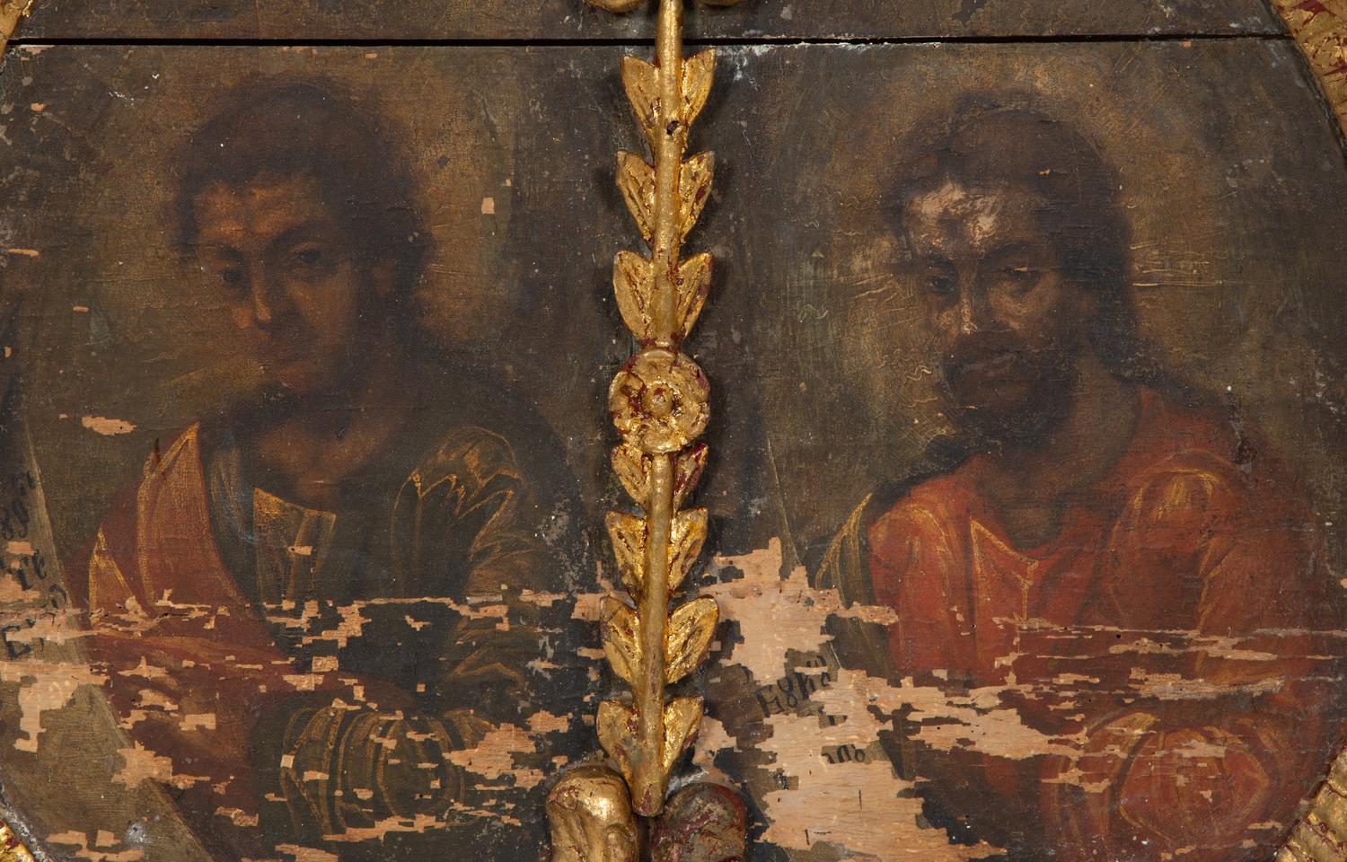 A Continental Double Portrait Panel