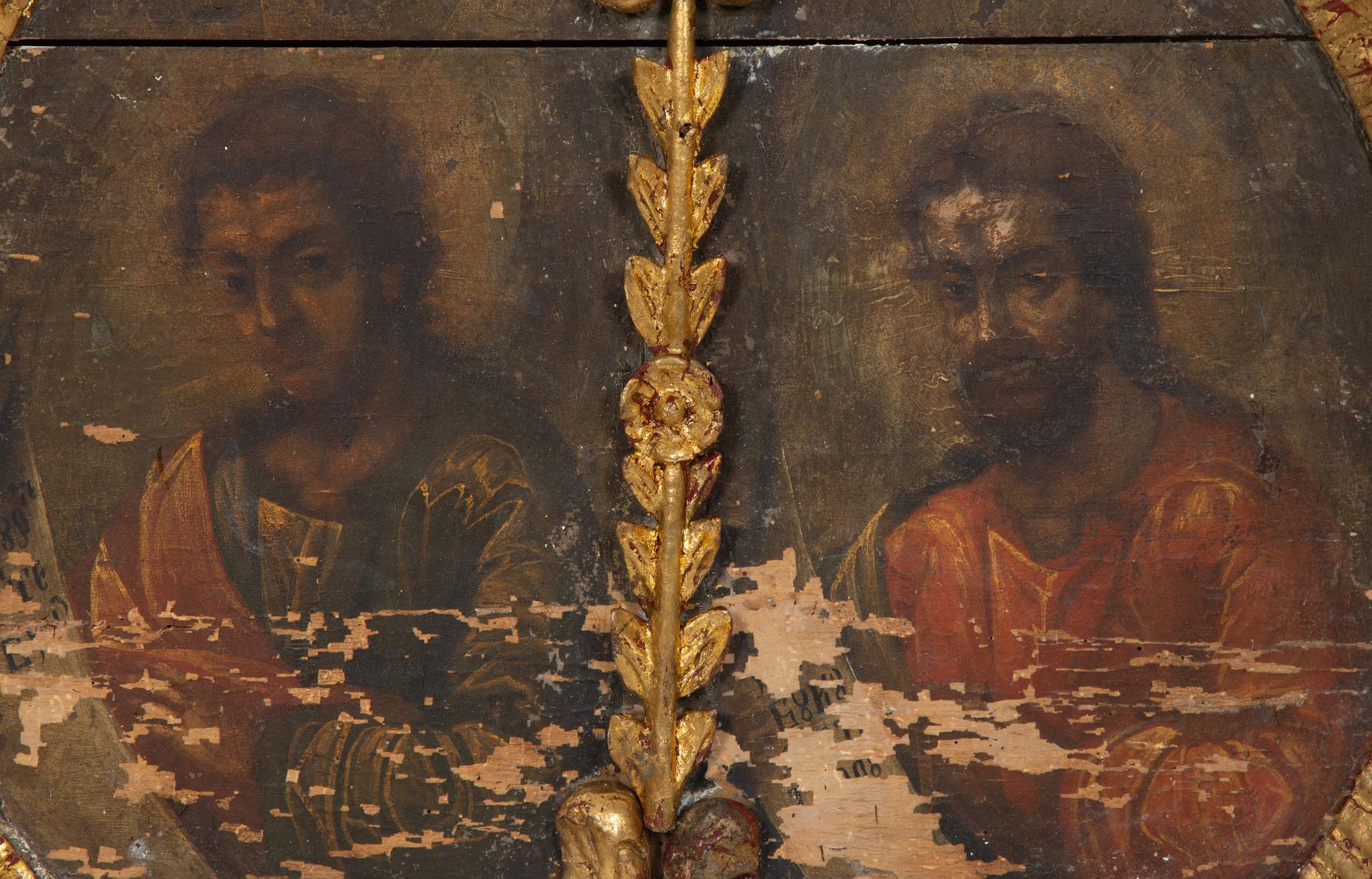 A Continental Double Portrait Panel