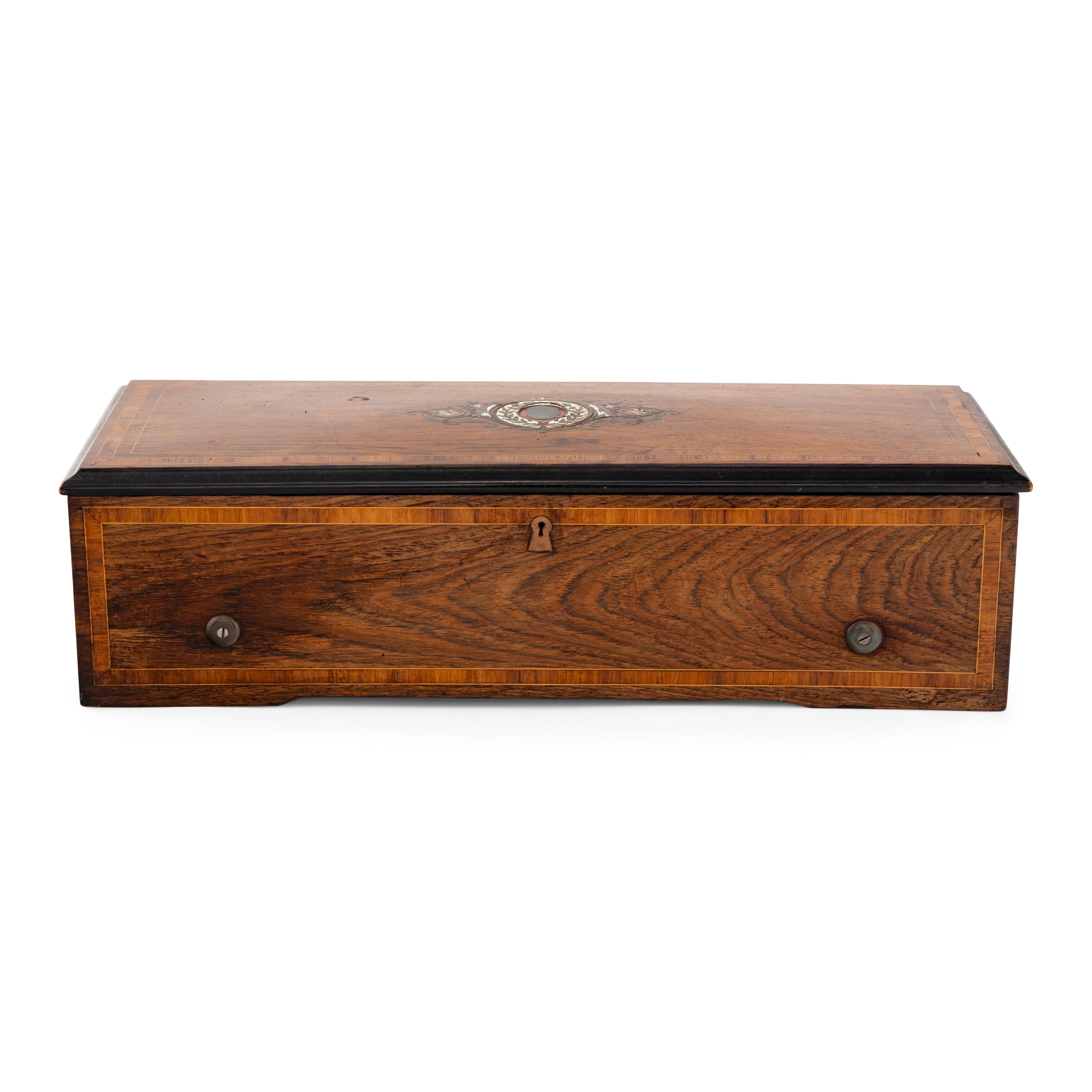 A Swiss Cylinder Music Box