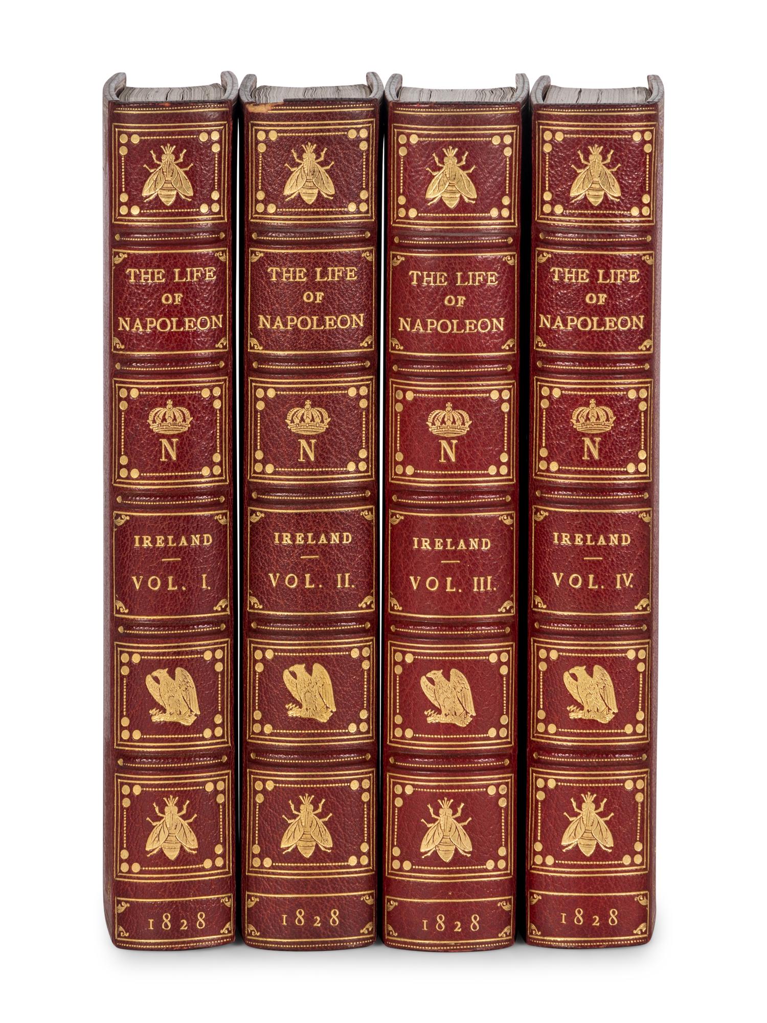 [NAPOLEON]. IRELAND, William Henry (1775-1835). The Life of Napoleon Bonaparte. London, John Cumberland, 1828.
