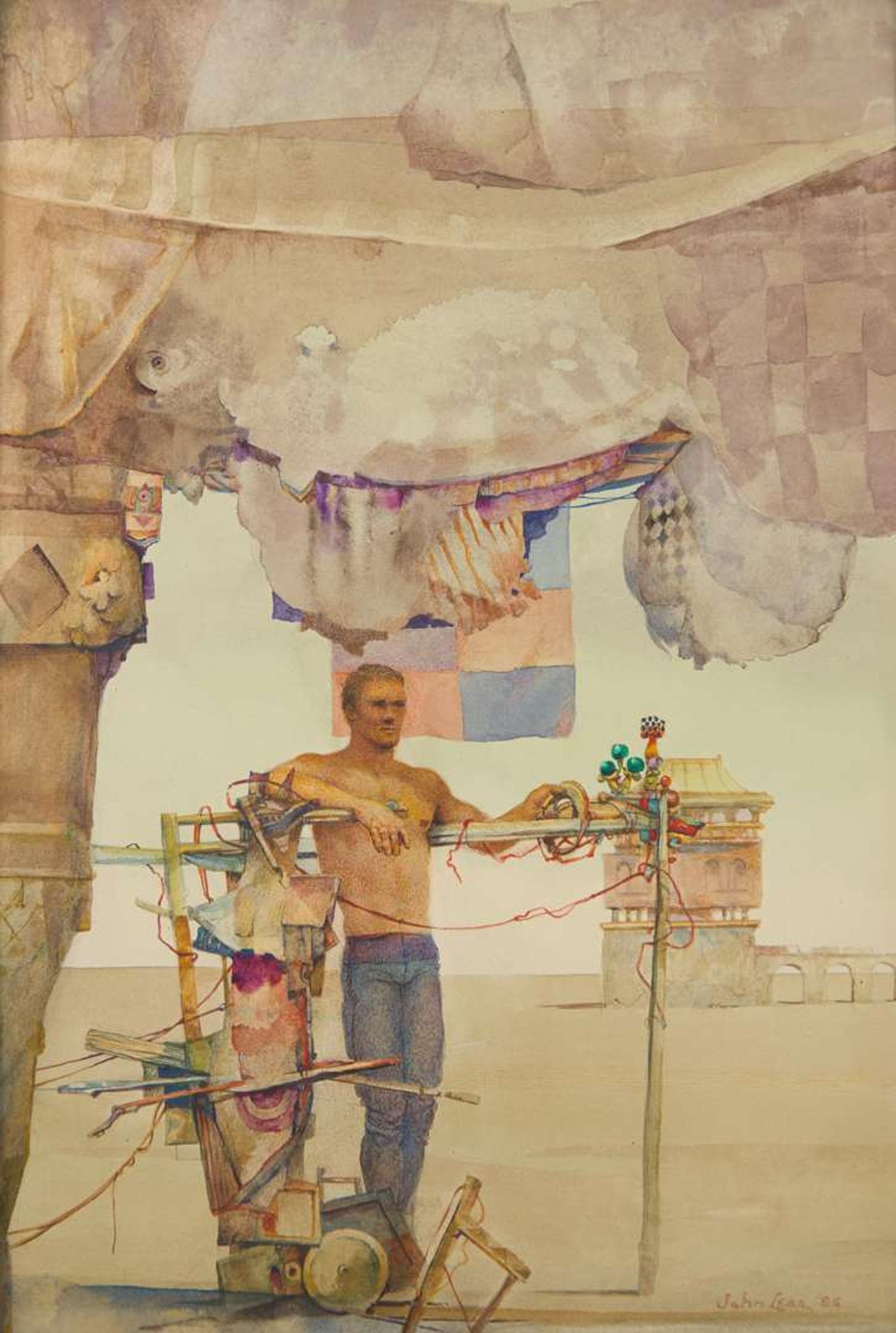 John B. Lear (American, 1910–2008) - Man Standing