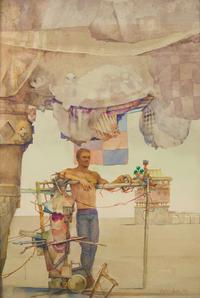 John B. Lear (American, 1910–2008) - Man Standing