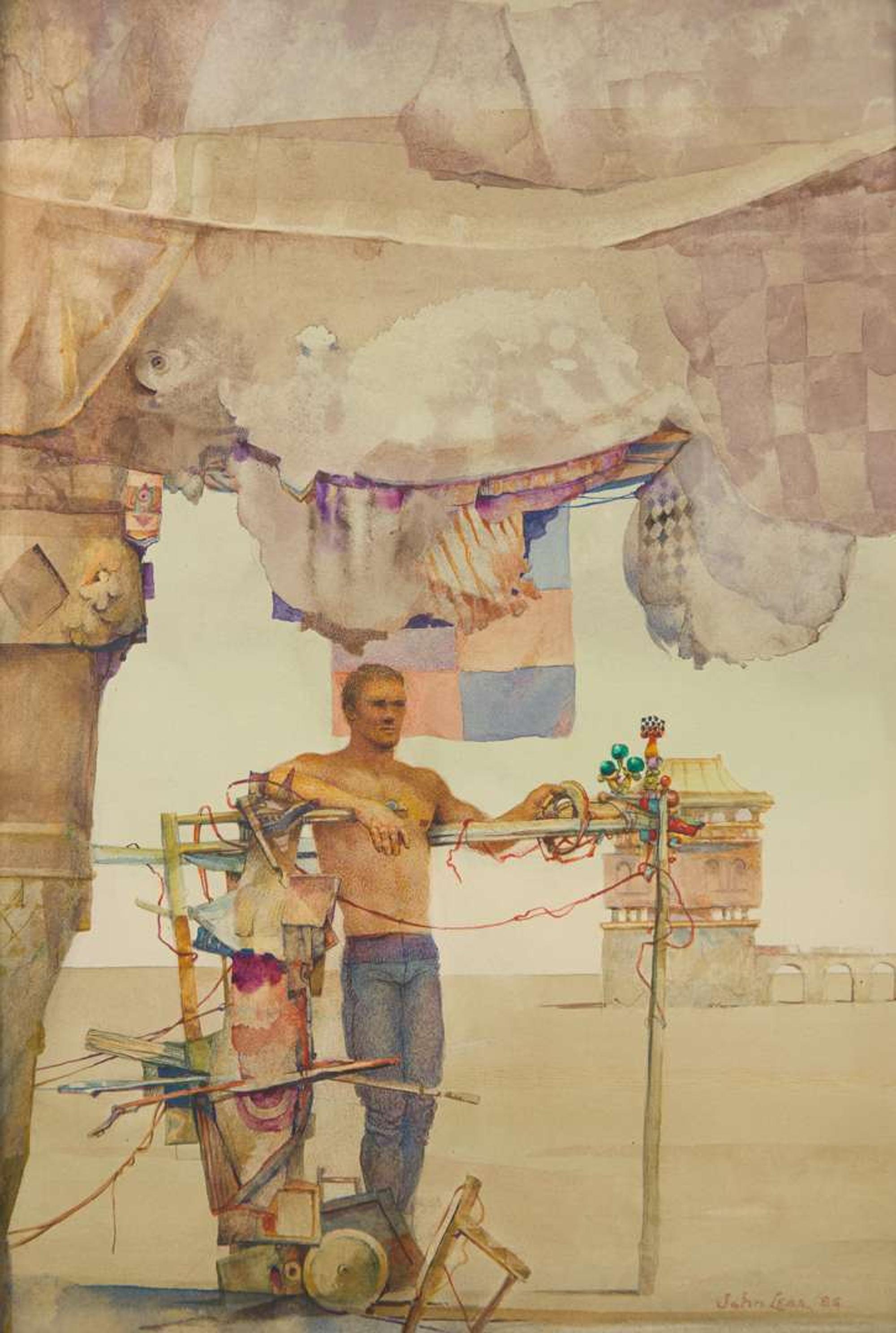 John B. Lear (American, 1910–2008) - Man Standing