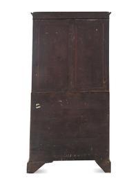 A George III Mahogany Bureau Bookcase