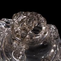 A Chinese Rock Crystal Censer and Openwork Cover, Early 20th Century 晚清-民國 水晶鏤空龍紋銜環三足香爐