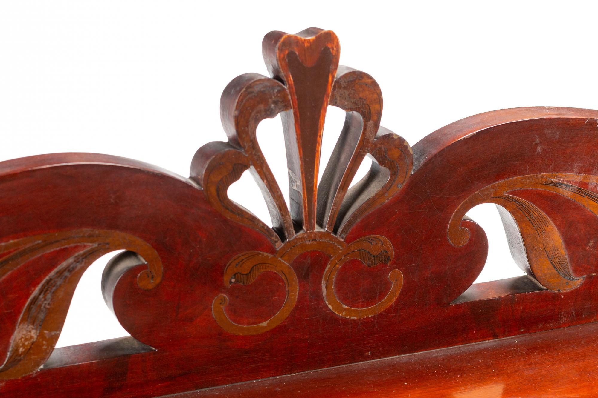 A Regency Brass Inlaid Cabinet