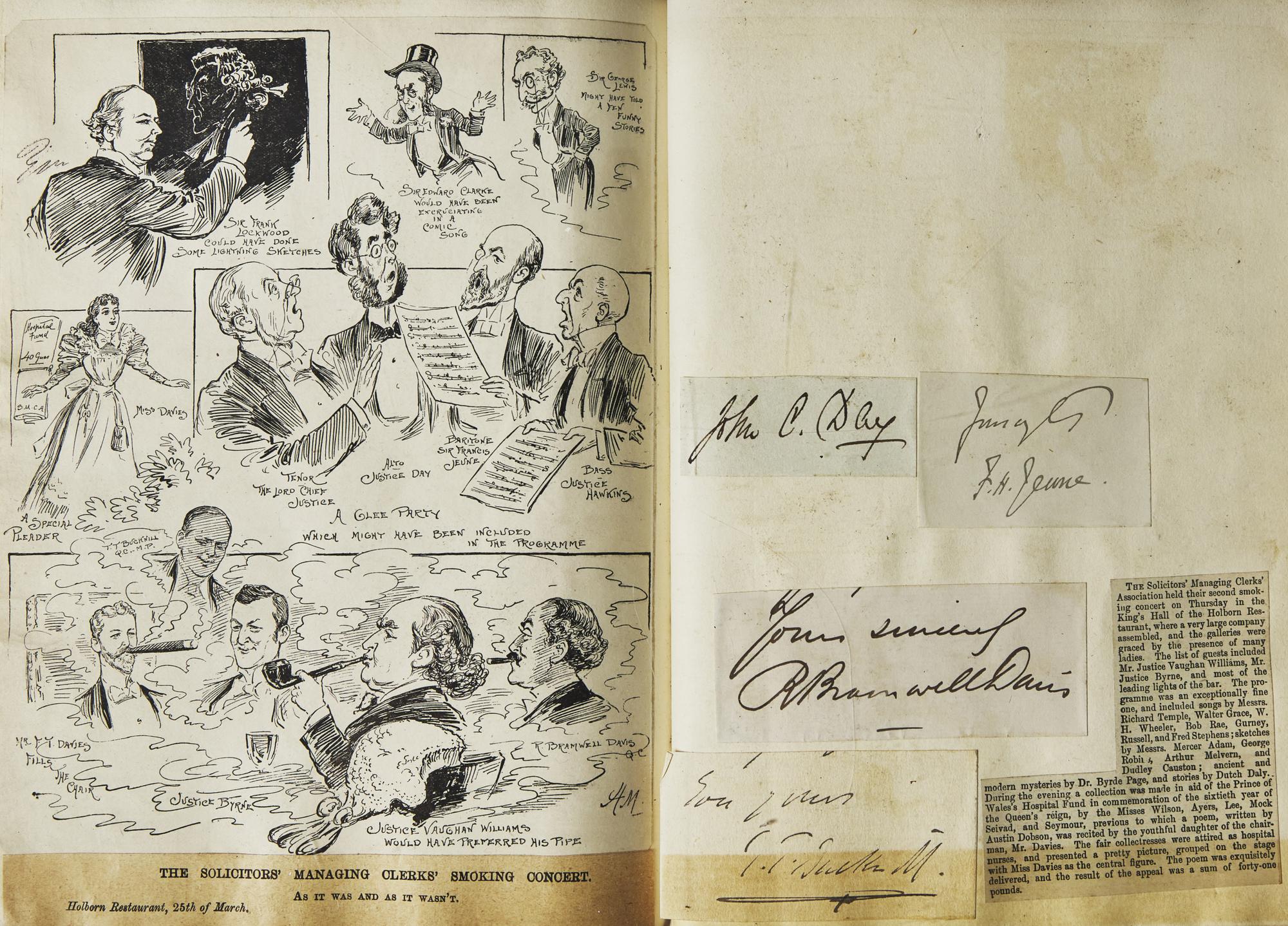 [Children’s & Illustrated] Dobson, Austin, and Harry Furniss, and Louis Wain, and Joseph Pennell, and Selwyn Image, et al. A Book of Drawings