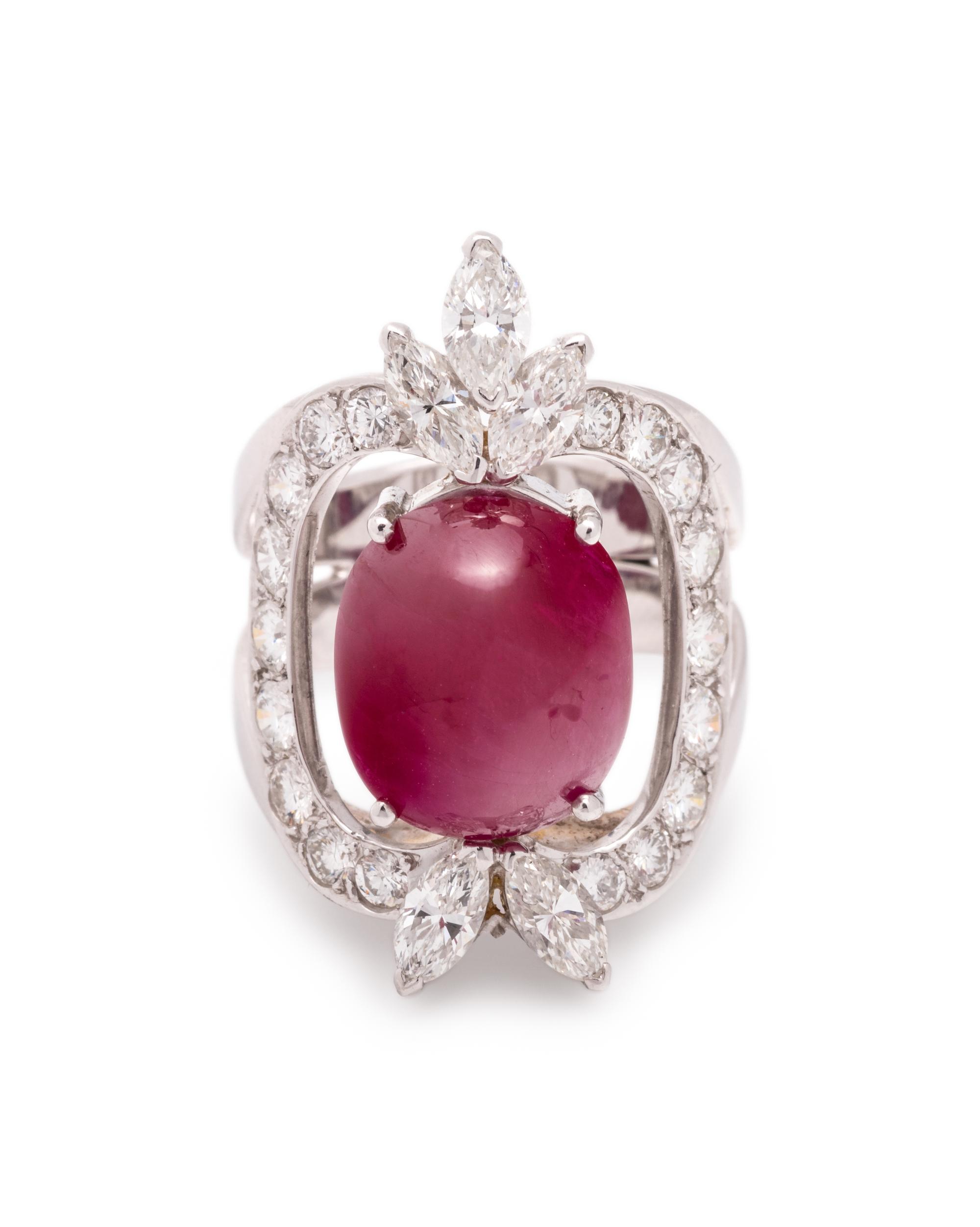 RUBY AND DIAMOND RING