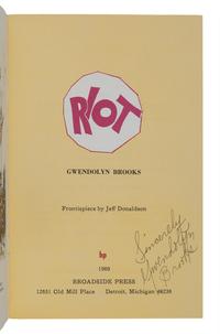 BROOKS, Gwendolyn (1917-2000). A group of 6 works, comprising:
