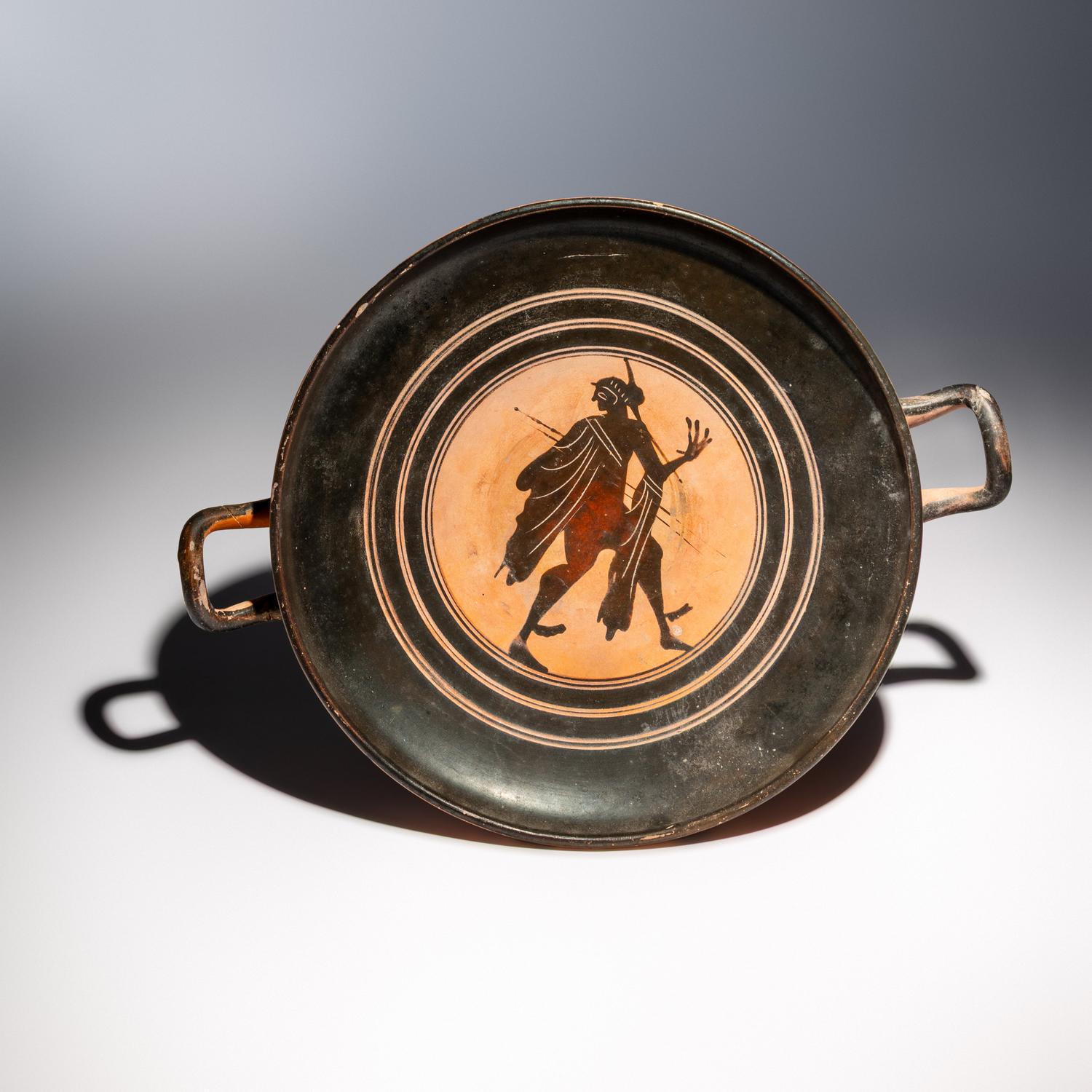 A Greek Black-Figured Kylix