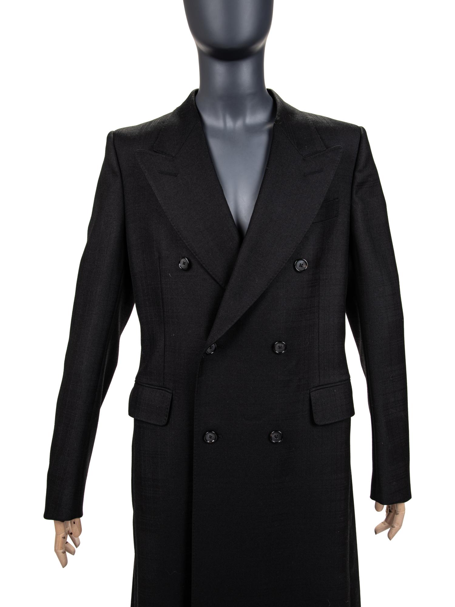 Men's Alexander McQueen Plaid Coat, 2014
