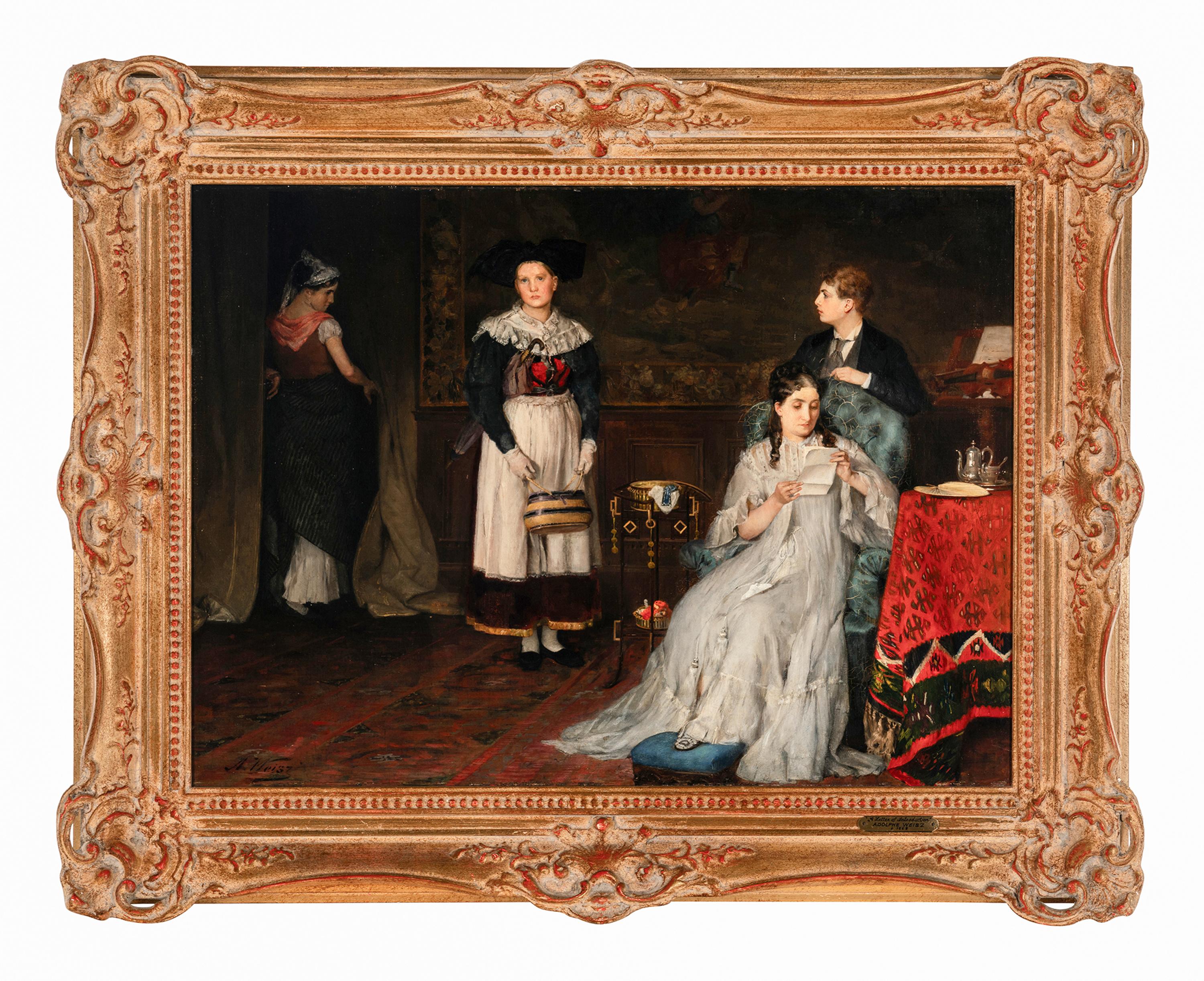 Adolphe Weisz (French, 1838-d. after 1900) — A Letter of Introduction
