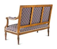 A Louis XVI Style Giltwood Sofa