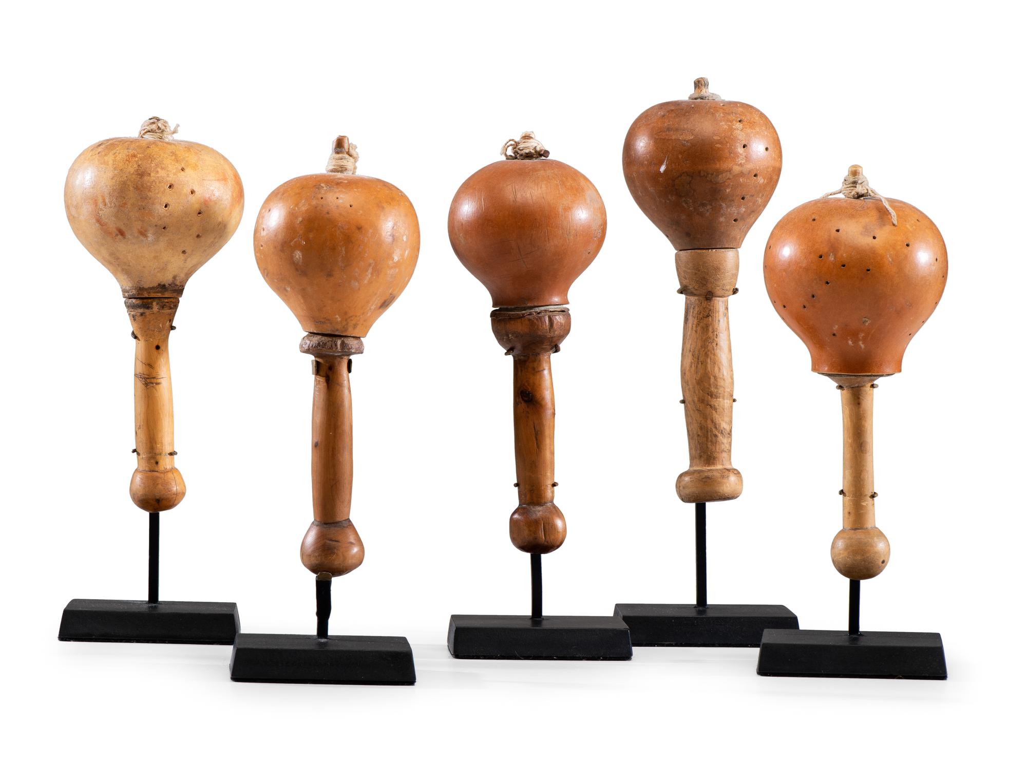 Navajo Gourd Rattles Lot is located and will ship from Cincinnati, Ohio.