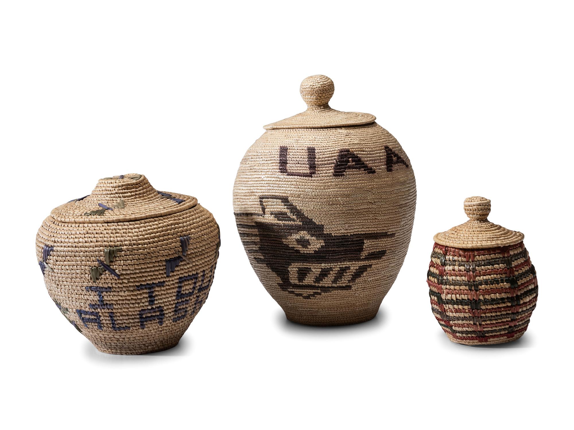 Yup'ik Polychrome Baskets, Hooper Bay